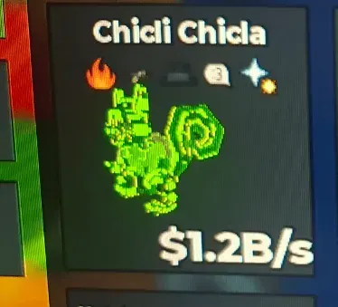 BS13060 Chicli Chicla Radioactive 1.2B/s