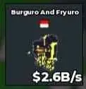 BS13751 Burguro and Fryuro Eclipse 2.6B/s CHEAPST PRICE