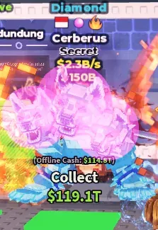 Diamond Cerberus 2.3B/s {3 TRAITS}