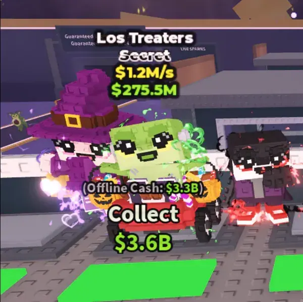 Los Treaters 1.2M/s Secret 11M